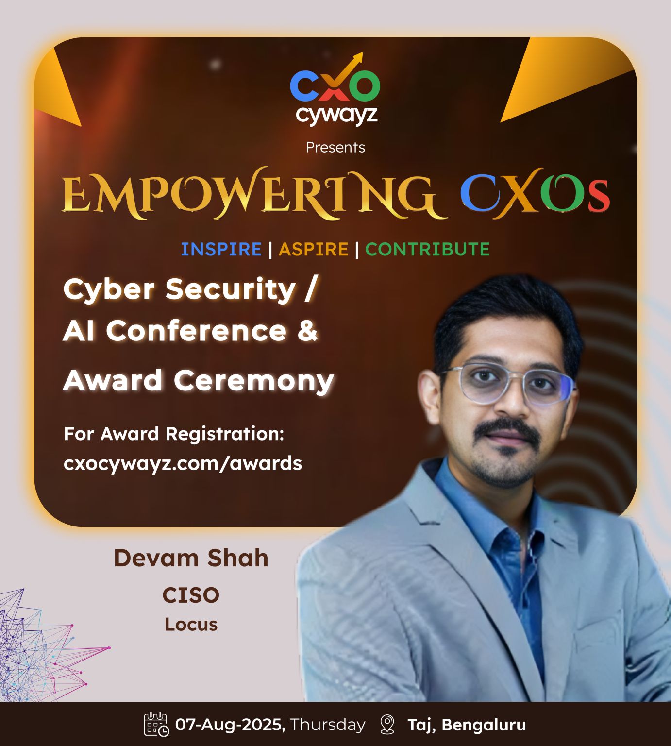 CXO Cywayz Conference Speaker